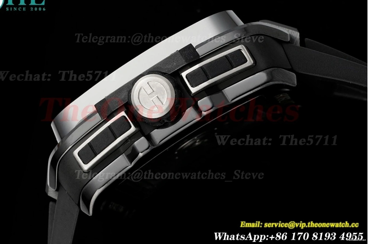 Square Cer Unico Bang RU Skeleton BBF 42mm Black HUB1280A Dial 0207